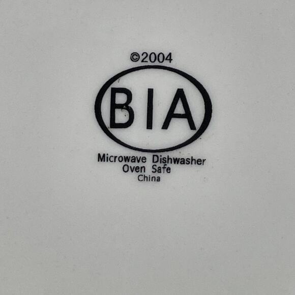 VTG Wine Label BIA Cordon Bleu Porcelain 6.75” Appetizer Plates Set of 5 Vino - Picture 4 of 12